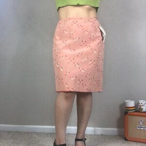 VINTAGE PINK ALINE SKIRT